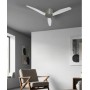 ITALEXPORT Flat Ventilatore da Soffitto Senza Luce 3 Pale trasparenti 4 colori