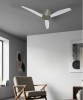 ITALEXPORT Flat Ventilatore da Soffitto Senza Luce 3 Pale trasparenti 4 colori