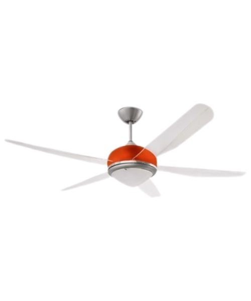 ITALEXPORT Effecinque Grigio Ventilatore da soffitto con luce 5 Pale D.127cm 3 Colori