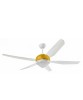 ITALEXPORT Effecinque Bianco Ventilatore da soffitto con luce 5 Pale D.127cm 3 Colori
