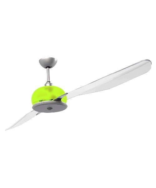 ITALEXPORT Effedue Grigio Ventilatore da soffitto senza luce 2 Pale D.180cm 3 Colori