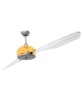 ITALEXPORT Effedue Grigio Ventilatore da soffitto senza luce 2 Pale D.180cm 3 Colori