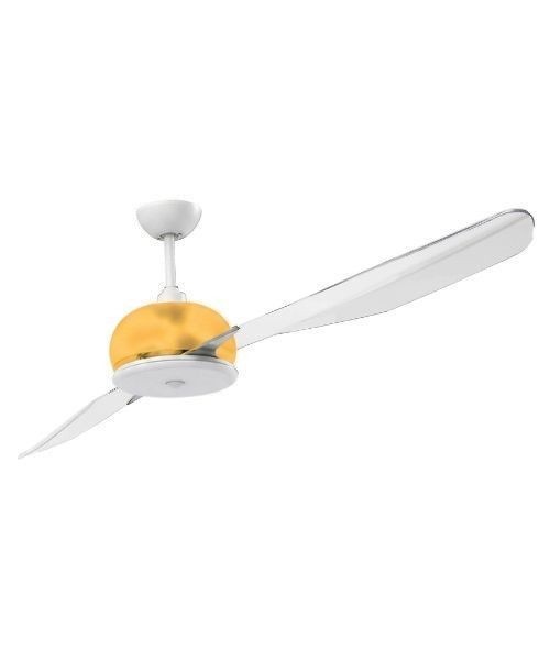 ITALEXPORT Effedue Bianco Ventilatore da soffitto senza luce 2 Pale D.180cm 3 Colori