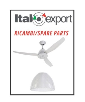 ITALEXPORT REPLACEMENT frosted glass cover for Ghost model ceiling fans