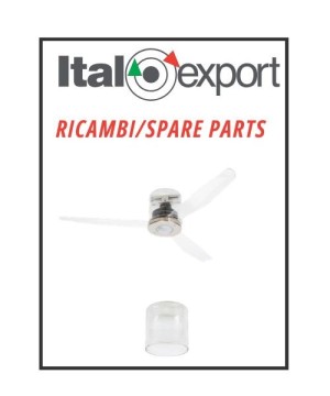 ITALEXPORT REPLACEMENT TRANSPARENT CYLINDER FOR FLAT CEILING FANS