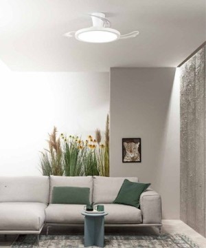 INTEC CONDOR SMART Ventilatore da Soffitto LED RGB effetto Rainbow e CCT 4 Colori